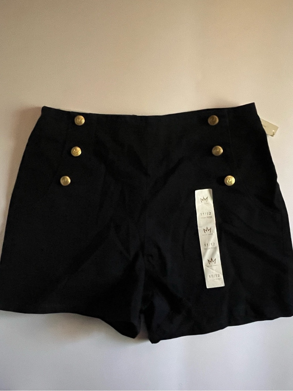 NWT Nikki Minaj Black Sailor Shorts - Women’s Size 14